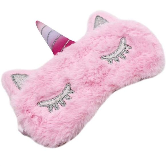 NWT Cute Unicorn Sleep Eye Mask for Sleeping Soft Plush Eyeshade for Wom… - Picture 6 of 6